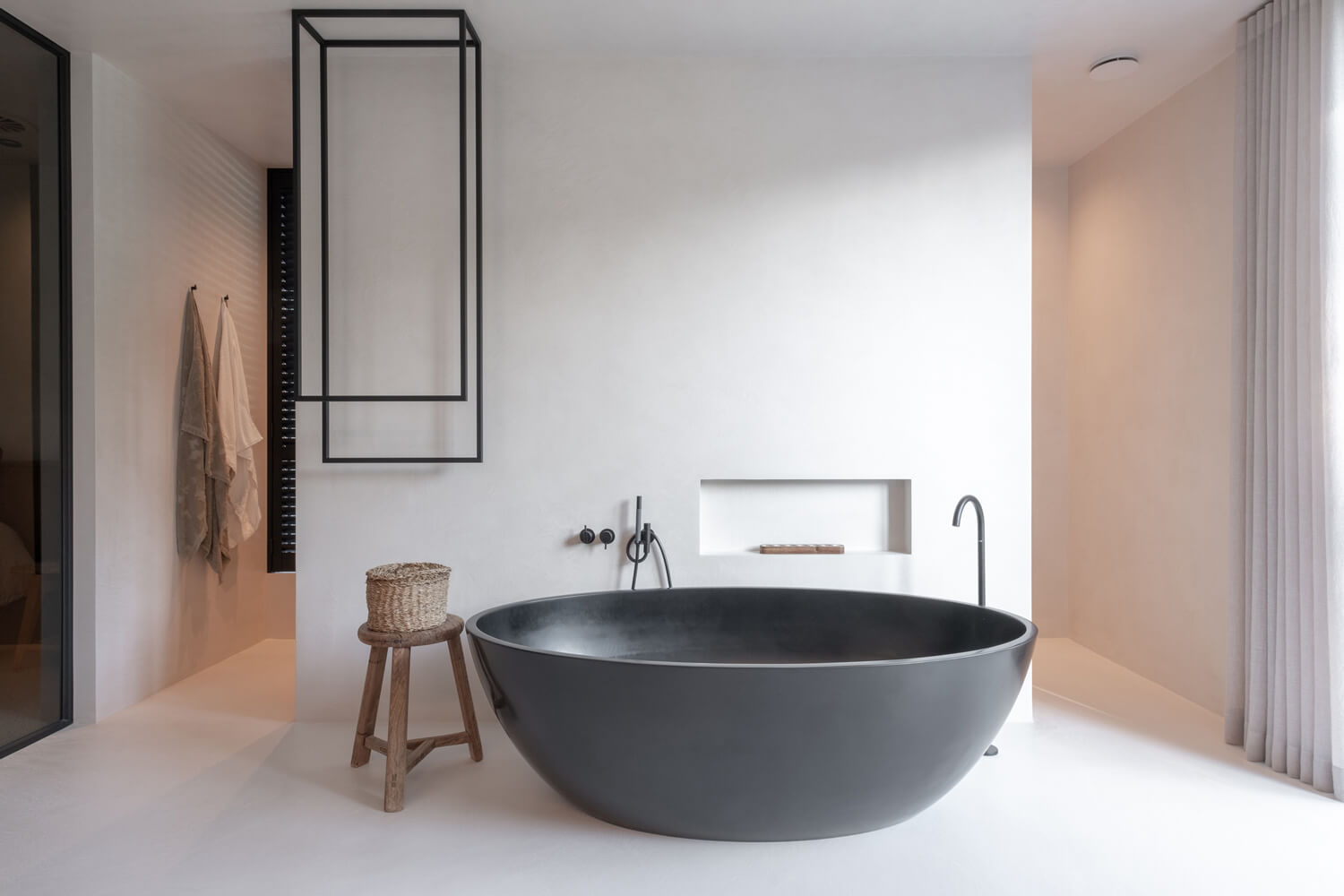 microcement badkamer inloopdouche
